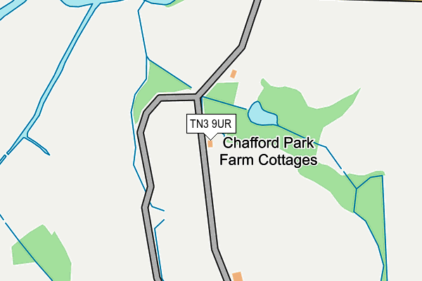 TN3 9UR map - OS OpenMap – Local (Ordnance Survey)