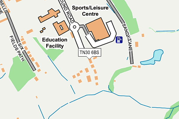 TN30 6BS map - OS OpenMap – Local (Ordnance Survey)