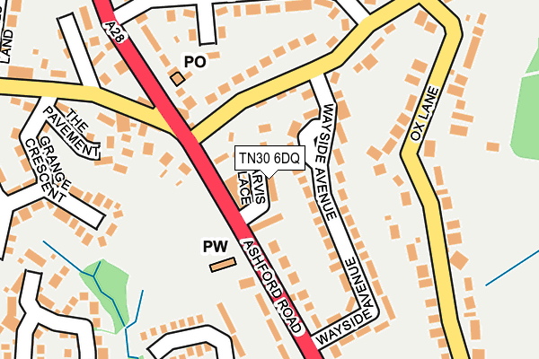 TN30 6DQ map - OS OpenMap – Local (Ordnance Survey)