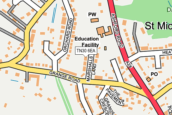 Map of ROCKITS SEN CIC at local scale