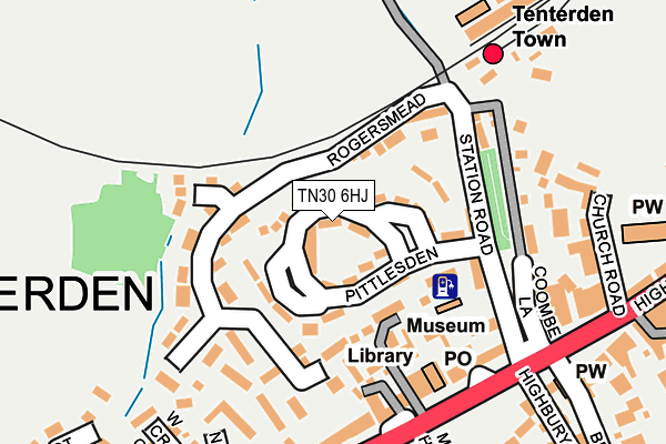 TN30 6HJ map - OS OpenMap – Local (Ordnance Survey)