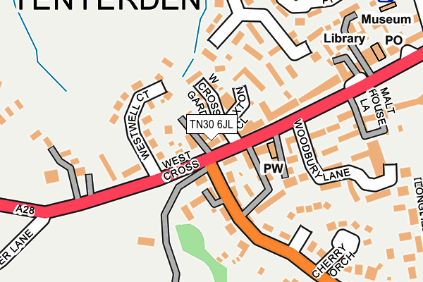 TN30 6JL map - OS OpenMap – Local (Ordnance Survey)