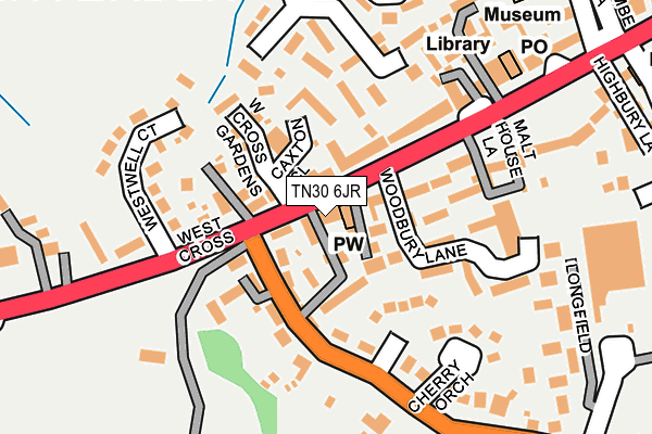 TN30 6JR map - OS OpenMap – Local (Ordnance Survey)