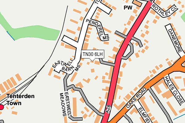TN30 6LH map - OS OpenMap – Local (Ordnance Survey)
