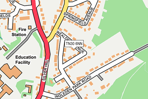 TN30 6NN map - OS OpenMap – Local (Ordnance Survey)