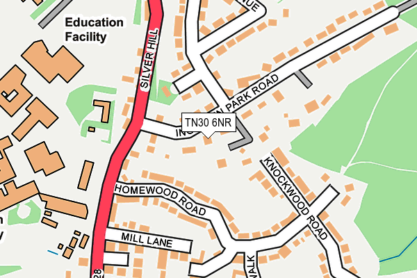 TN30 6NR map - OS OpenMap – Local (Ordnance Survey)