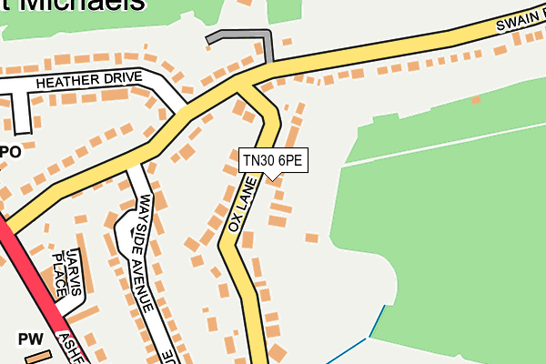 Map of GILL BUILDING LTD at local scale