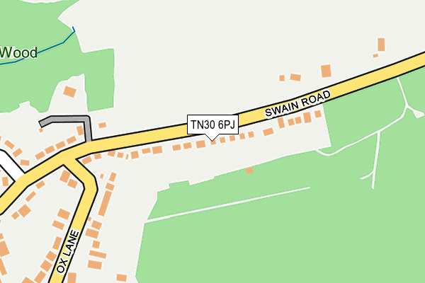 TN30 6PJ map - OS OpenMap – Local (Ordnance Survey)