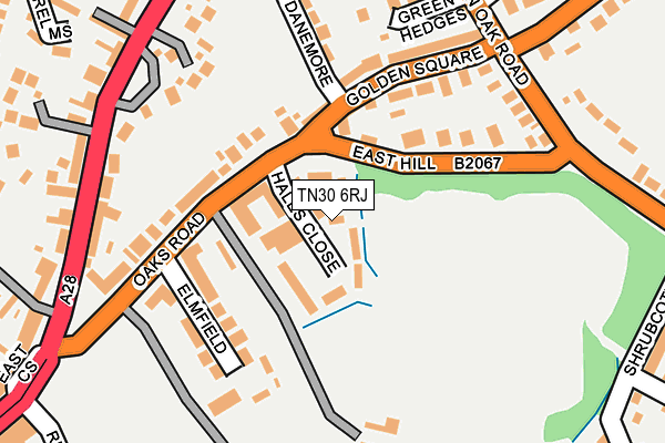 TN30 6RJ map - OS OpenMap – Local (Ordnance Survey)