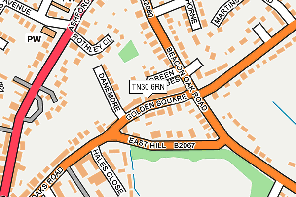TN30 6RN map - OS OpenMap – Local (Ordnance Survey)