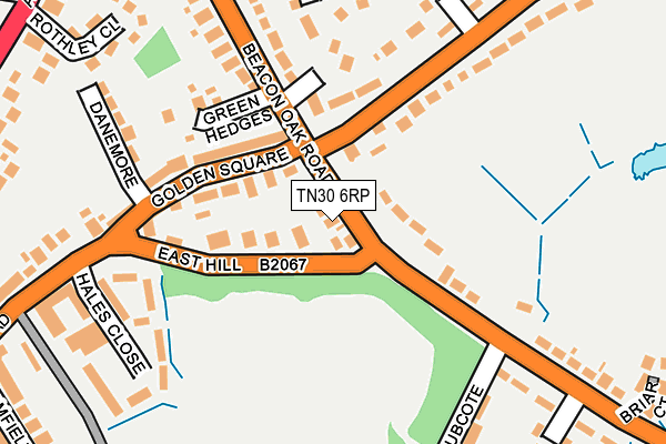 TN30 6RP map - OS OpenMap – Local (Ordnance Survey)