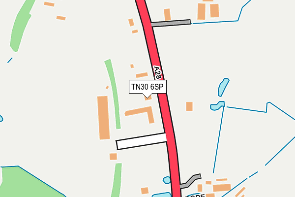 TN30 6SP map - OS OpenMap – Local (Ordnance Survey)