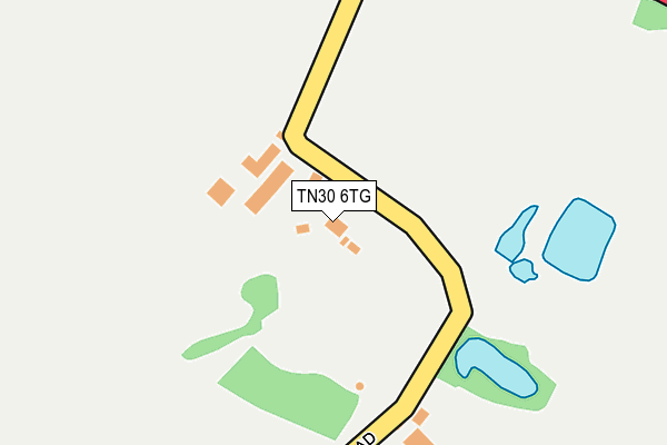 TN30 6TG map - OS OpenMap – Local (Ordnance Survey)