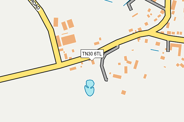 TN30 6TL map - OS OpenMap – Local (Ordnance Survey)