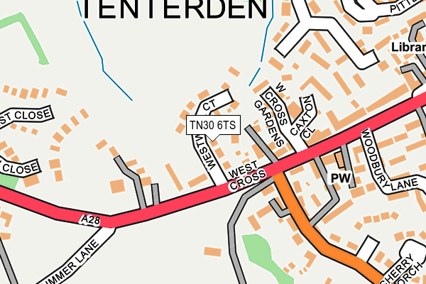 TN30 6TS map - OS OpenMap – Local (Ordnance Survey)