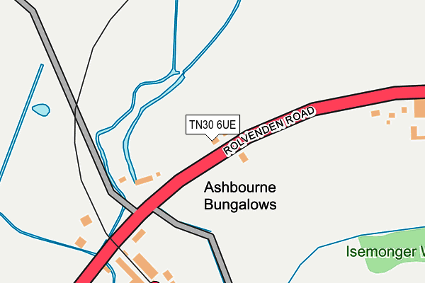 TN30 6UE map - OS OpenMap – Local (Ordnance Survey)