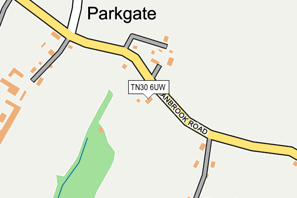 TN30 6UW map - OS OpenMap – Local (Ordnance Survey)