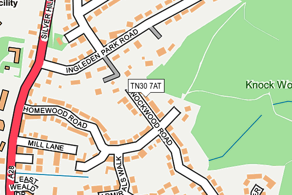 TN30 7AT map - OS OpenMap – Local (Ordnance Survey)