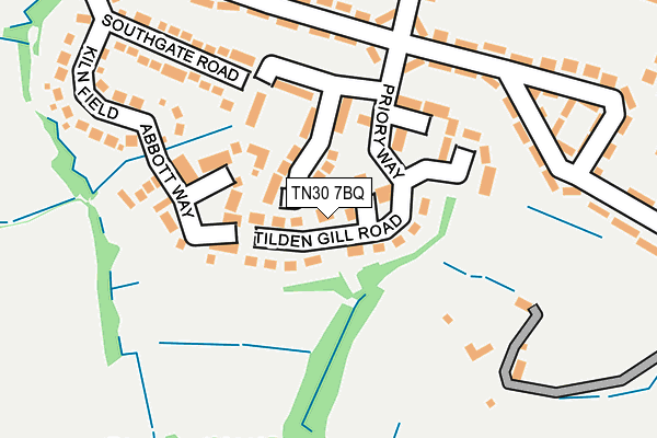 TN30 7BQ map - OS OpenMap – Local (Ordnance Survey)
