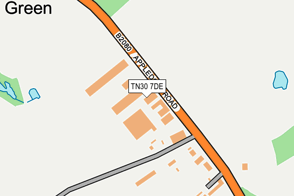 TN30 7DE map - OS OpenMap – Local (Ordnance Survey)