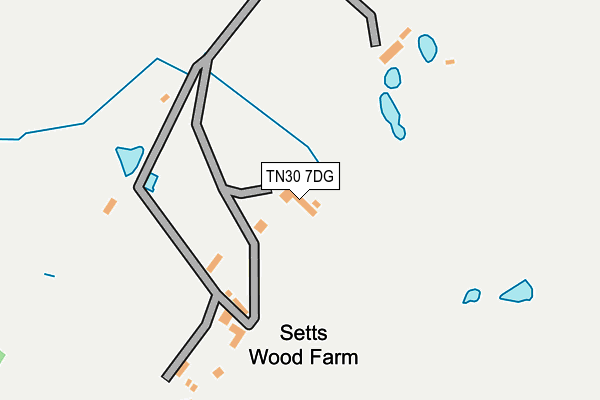 TN30 7DG map - OS OpenMap – Local (Ordnance Survey)