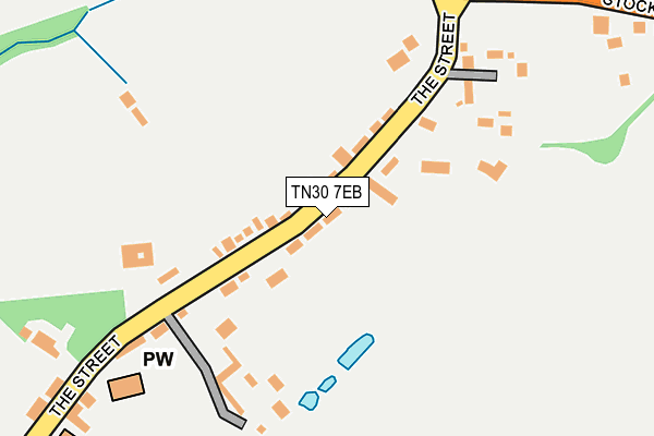 TN30 7EB map - OS OpenMap – Local (Ordnance Survey)