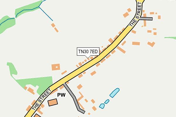 TN30 7ED map - OS OpenMap – Local (Ordnance Survey)