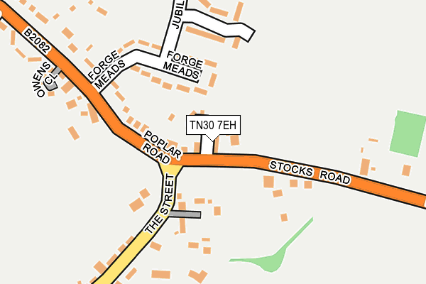 TN30 7EH map - OS OpenMap – Local (Ordnance Survey)