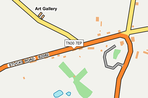 TN30 7EP map - OS OpenMap – Local (Ordnance Survey)