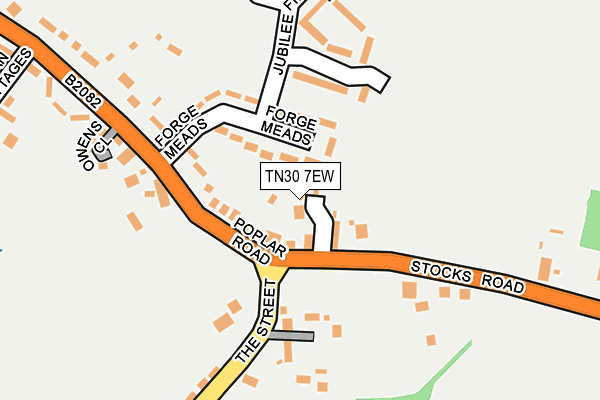 TN30 7EW map - OS OpenMap – Local (Ordnance Survey)