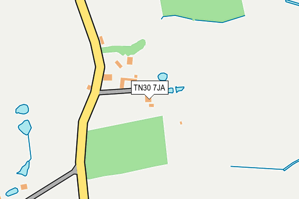 TN30 7JA map - OS OpenMap – Local (Ordnance Survey)