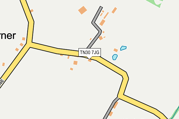 TN30 7JG map - OS OpenMap – Local (Ordnance Survey)
