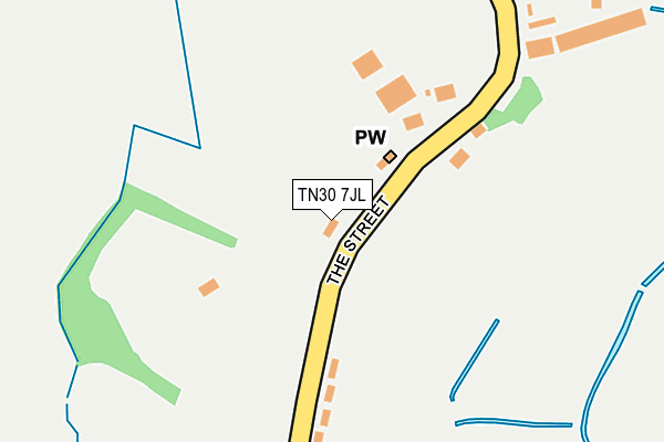 TN30 7JL map - OS OpenMap – Local (Ordnance Survey)