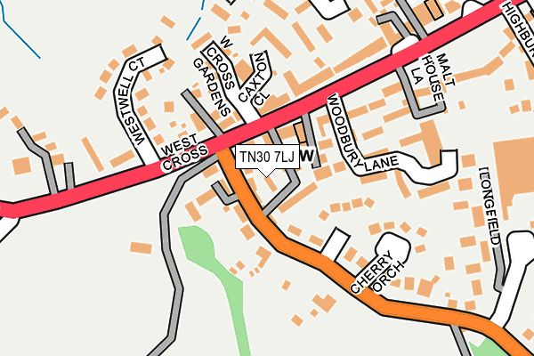 TN30 7LJ map - OS OpenMap – Local (Ordnance Survey)
