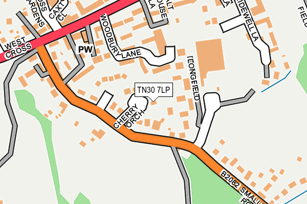 TN30 7LP map - OS OpenMap – Local (Ordnance Survey)