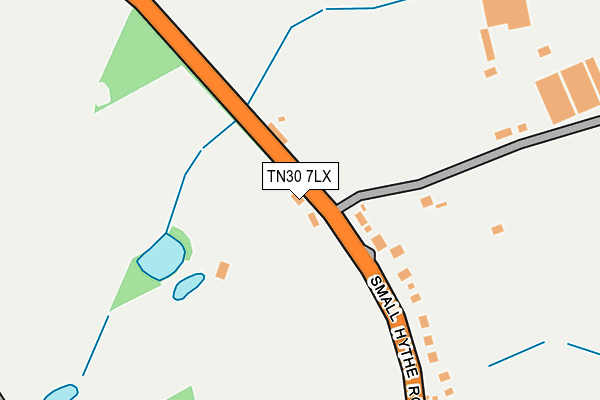 TN30 7LX map - OS OpenMap – Local (Ordnance Survey)
