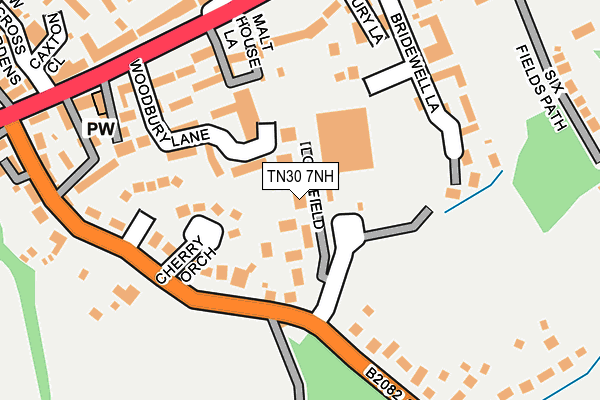 TN30 7NH map - OS OpenMap – Local (Ordnance Survey)