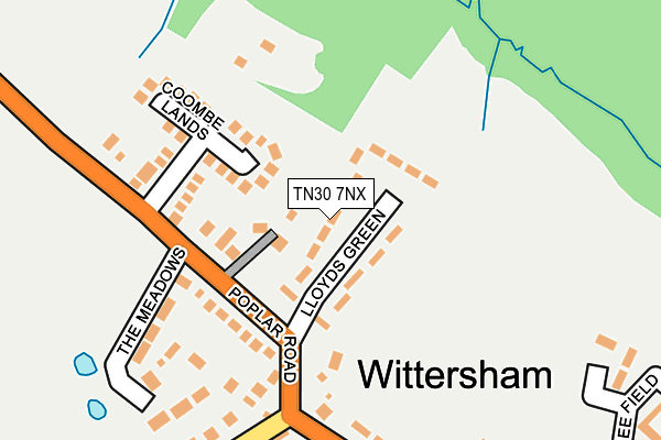 TN30 7NX map - OS OpenMap – Local (Ordnance Survey)