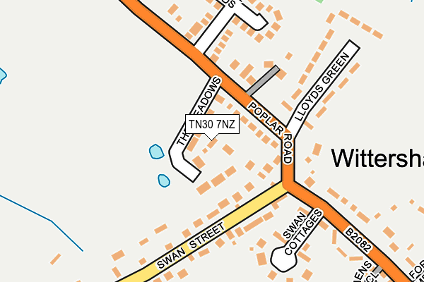 TN30 7NZ map - OS OpenMap – Local (Ordnance Survey)