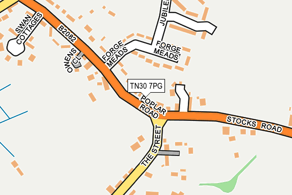 TN30 7PG map - OS OpenMap – Local (Ordnance Survey)