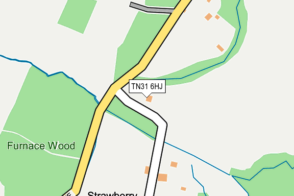 TN31 6HJ map - OS OpenMap – Local (Ordnance Survey)