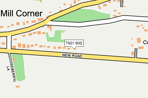 TN31 6HS map - OS OpenMap – Local (Ordnance Survey)