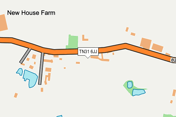TN31 6JJ map - OS OpenMap – Local (Ordnance Survey)