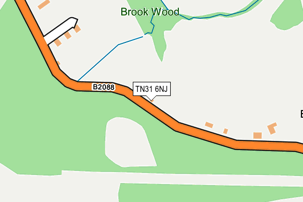 TN31 6NJ map - OS OpenMap – Local (Ordnance Survey)