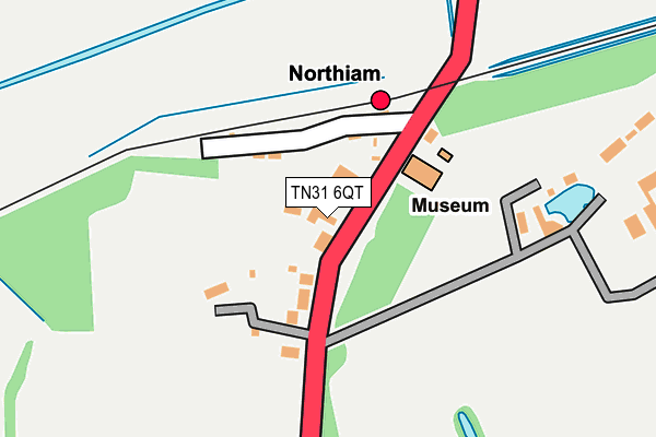 TN31 6QT map - OS OpenMap – Local (Ordnance Survey)