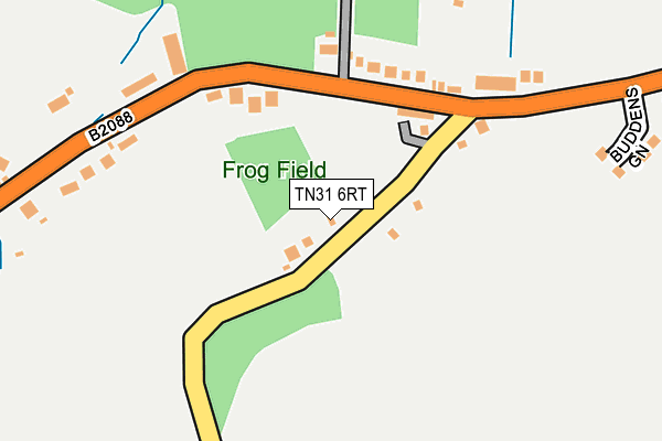 TN31 6RT map - OS OpenMap – Local (Ordnance Survey)