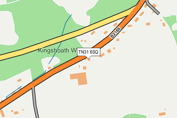 TN31 6SQ map - OS OpenMap – Local (Ordnance Survey)