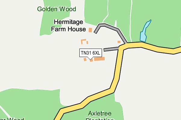 TN31 6XL map - OS OpenMap – Local (Ordnance Survey)