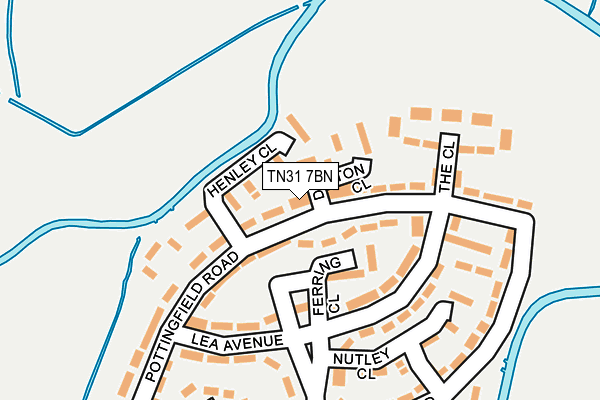 TN31 7BN map - OS OpenMap – Local (Ordnance Survey)