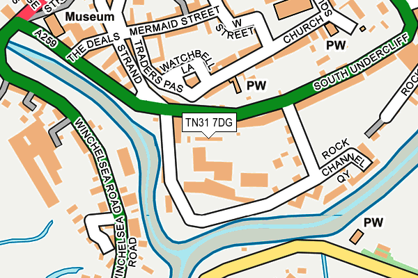 TN31 7DG map - OS OpenMap – Local (Ordnance Survey)